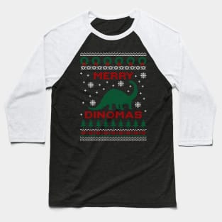 Merry Dinomas Baseball T-Shirt